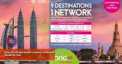 Zong 4G offering largest roaming continental bundle for Asia