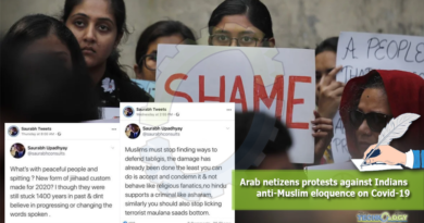 Arab netizens protests against Indians anti- Muslim eloquence on Covid-19