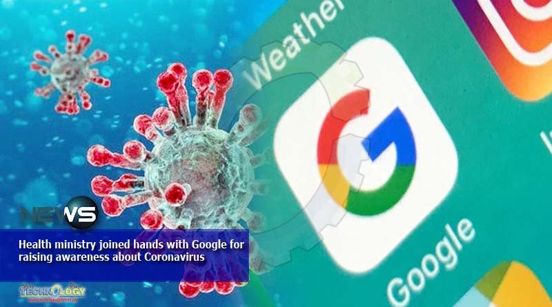 Health ministry joined hands with Google for raising awareness about Coronavirus