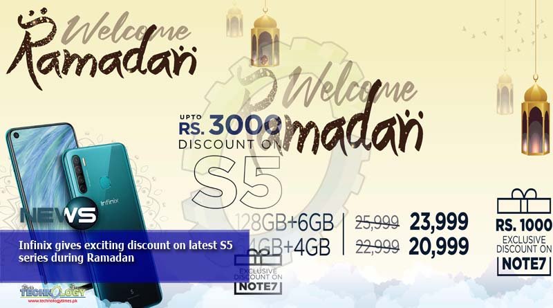 Infinix gives exciting discount on latest S5 series during Ramadan