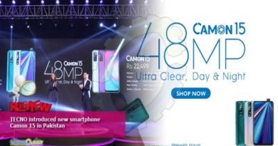 TECNO introduced new smartphone Camon 15 in Pakistan
