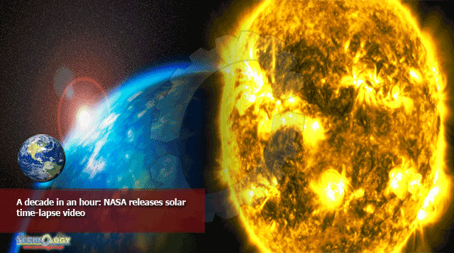 A decade in an hour: NASA releases solar time-lapse video
