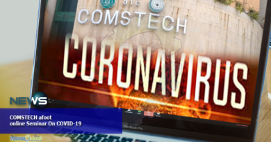 COMSTECH afoot online Seminar On COVID-19