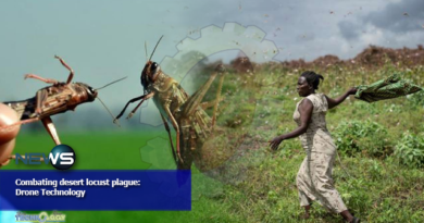 Combating desert locust plague: Drone Technology