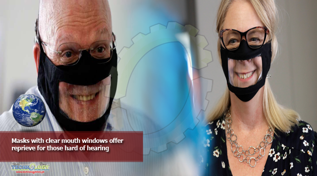 Masks with clear mouth windows offer reprieve for those hard of hearing