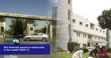NED University announces minimization in fees amidst COVID-19