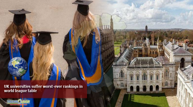 UK universities suffer worst-ever rankings in world league table