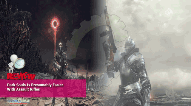 Dark-Souls-Is-Presumably-Easier-With-Assault-Rifles