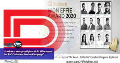 Dawlance wins prestigious Gold Effie Award for its “Customer Service Campaign”