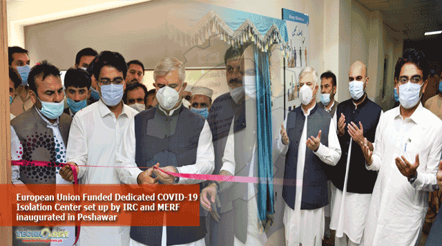 European-Union-Funded-Dedicated-COVID-19-Isolation-Center-set-up-by-IRC-and-MERF-inaugurated-in-Peshawar.