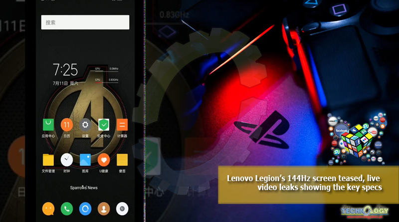 Lenovo-Legion’s-144Hz-screen-teased-live-video-leaks-showing-the-key-specs