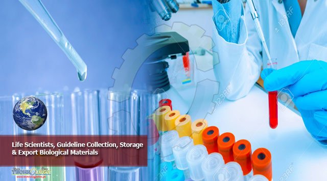 Life Scientists, Guideline Collection, Storage & Export Biological Materials