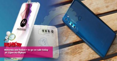 Motorola one fusion+ to go on sale today at 12pm via flipkart