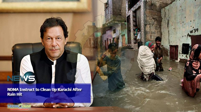 NDMA Instruct to Clean Up Karachi After Rain Hit