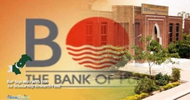 The Institute of Business Administration (IBA), Karachi and the Bank of Punjab (BoP) signed an MOU to support the education of needy students from across Pakistan and research fund