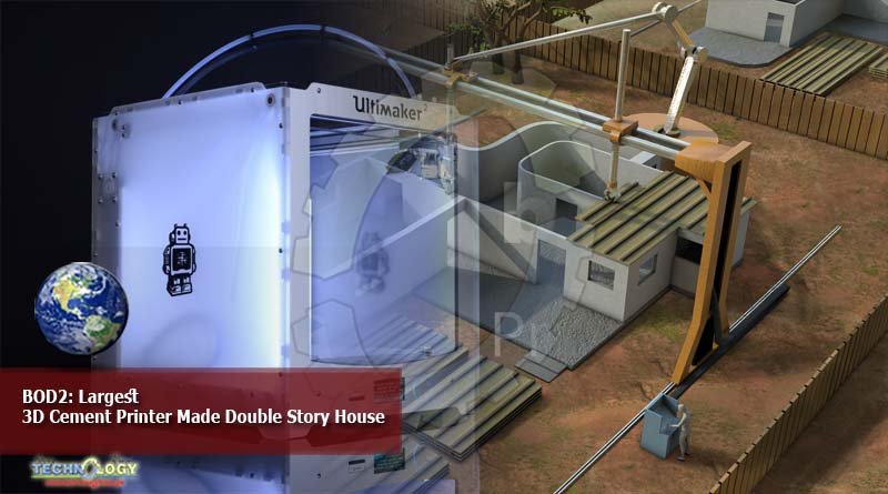 BOD2: Largest 3D Cement Printer Made Double Story House