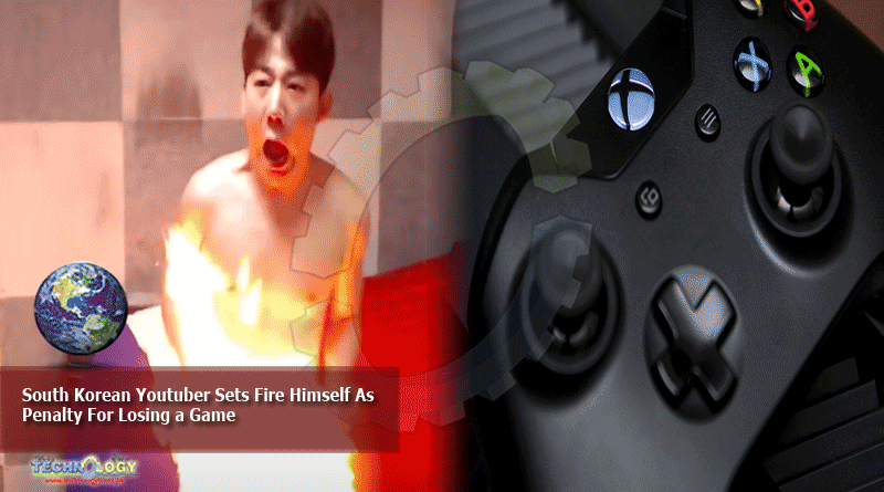 South Korean YouTuber Sets Fire Himself As Penalty For Losing a Game