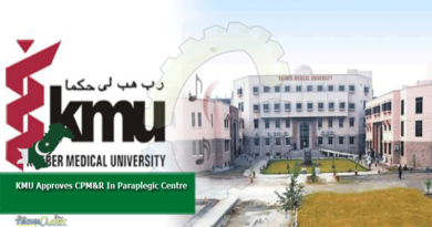 KMU Approves CPM&R In Paraplegic Centre