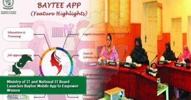 Ministry of IT and National IT Board launches Baytee mobile app to empower women