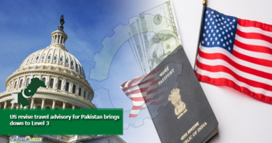 US revise travel advisory for Pakistan brings down to Level 3