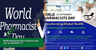 World Pharmacists Day to observe every year on September 25
