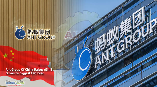 Ant Group Of China Raises $34.5 Billion In Biggest IPO Ever