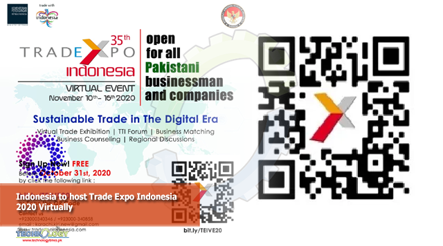 Indonesia to host Trade Expo Indonesia 2020 Virtually