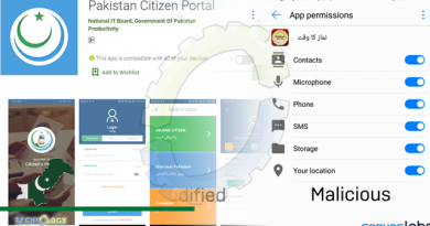 Pakistan Citizen Portal has a copy-cat malicious version on Google Play Store