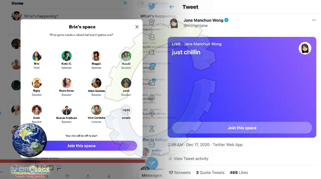 Twitter Releasing Spaces for Web Browsers for Desktops