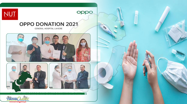 OPPO donates health supplies to General Hospital in Lahore