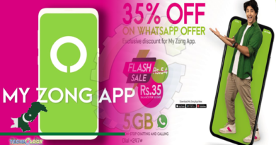 Zong Brings Amazing WhatsApp Offer for My Zong App Users
