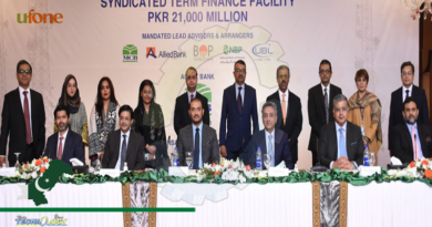 Ufone Secures Its Largest Syndicated Financing Of 4G Spectrum & Rollout