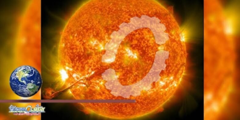 It was only last week the sun released a coronal mass ejection