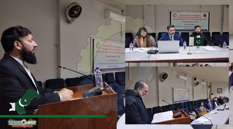 Awareness Session on Geographical Indications for Joining Lisbon Agreement held at University of Peshawar