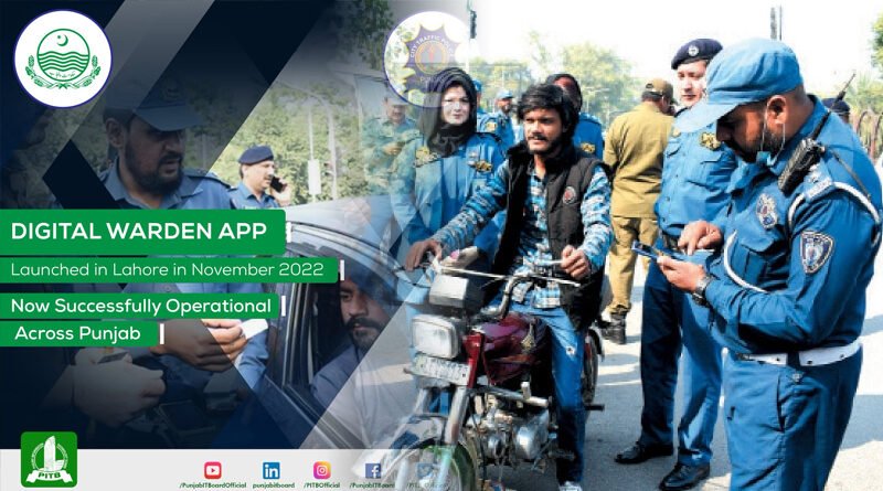 Digital Warden App Issues Over 4.3mln Digital Challan In Punjab