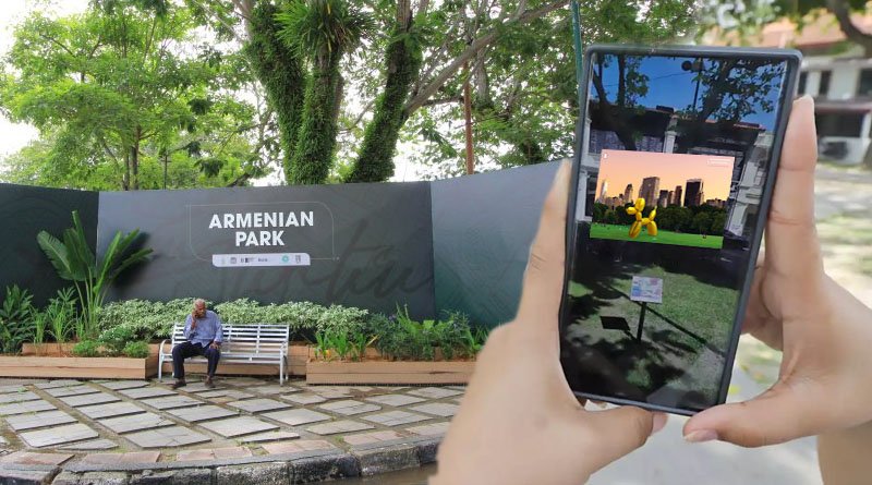 Launch of AR Platform In Penang Brings Armenian Park To Life