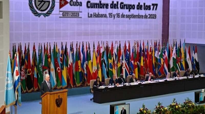 G77+China Summit In Cuba Advocates For New Global Order